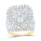 4 3/8CTW-DIA ANA M HEART SINGLE HALO BRIDAL SET